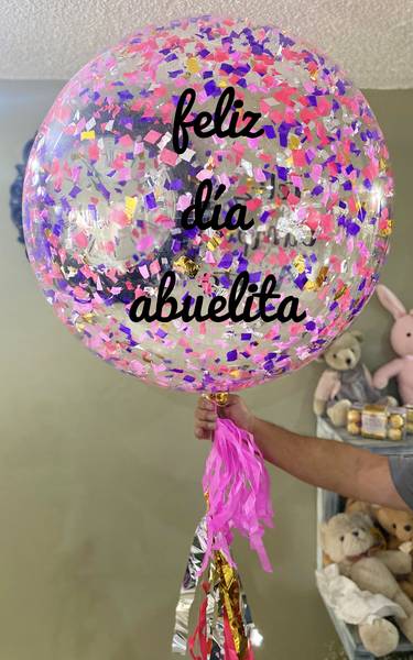 Globo para festejar a mi abue